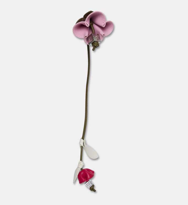 Ganni Leather Flower Bag Charm, Packshot View