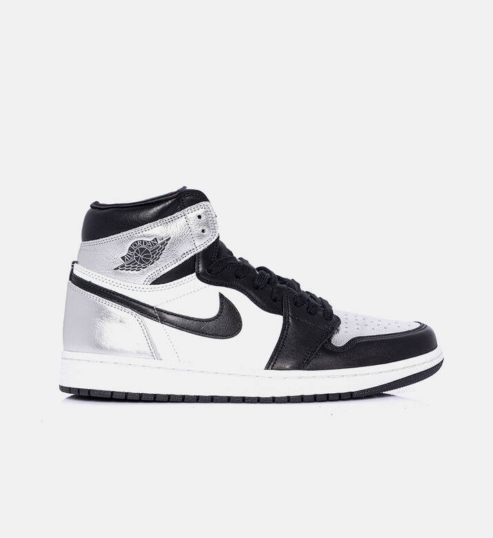 Jordan 1 Retro High Silver Toe Sneakers