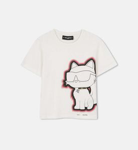 Choupette-print Short-sleeve T-shirt