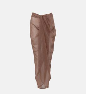 Fern Long Sheer Wrap Cover-up Skirt