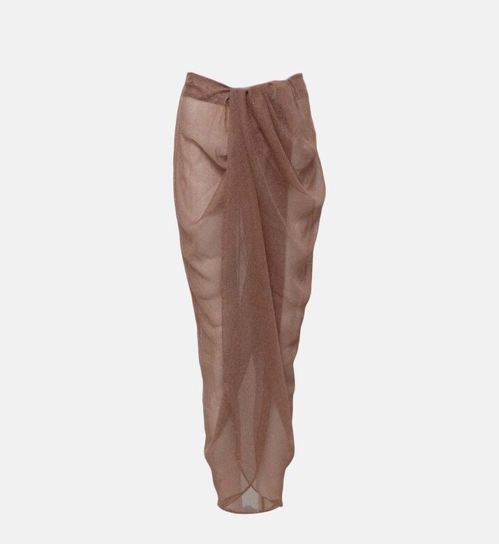 Fern Long Sheer Wrap Cover-up Skirt
