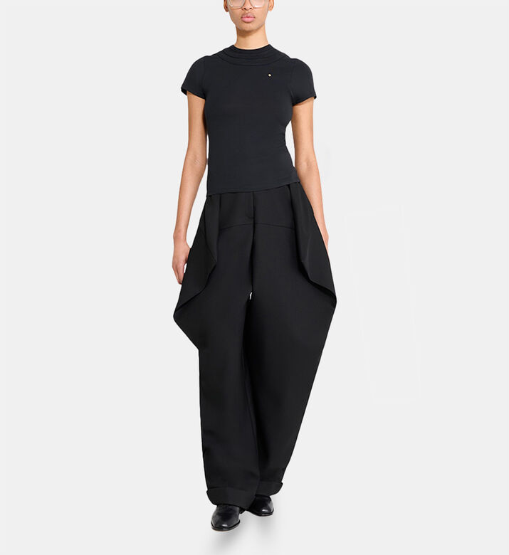 Viktor and Rolf Ts Collar, Black, L, Model View