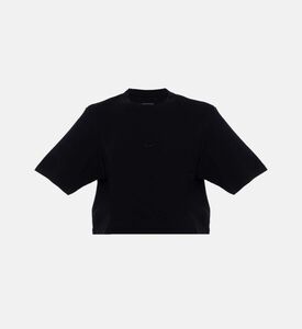 تيشيرت ميلا بشعار مطرز