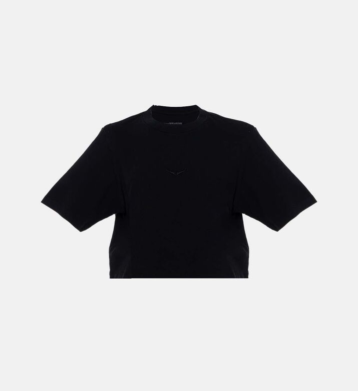 Mila Embroidered Logo T-shirt