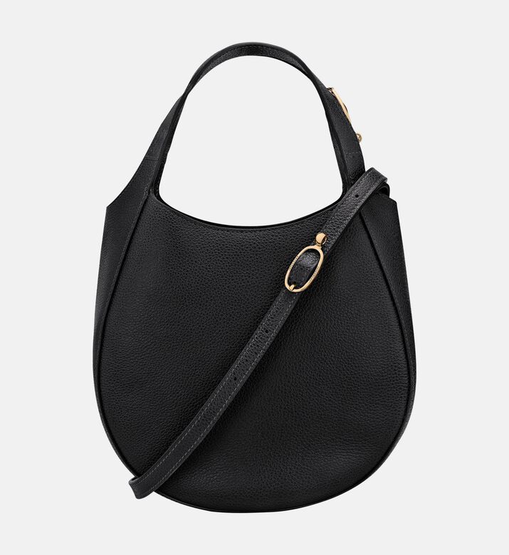Longchamp Le Foulonne Top Handle Bag, Black, Packshot View