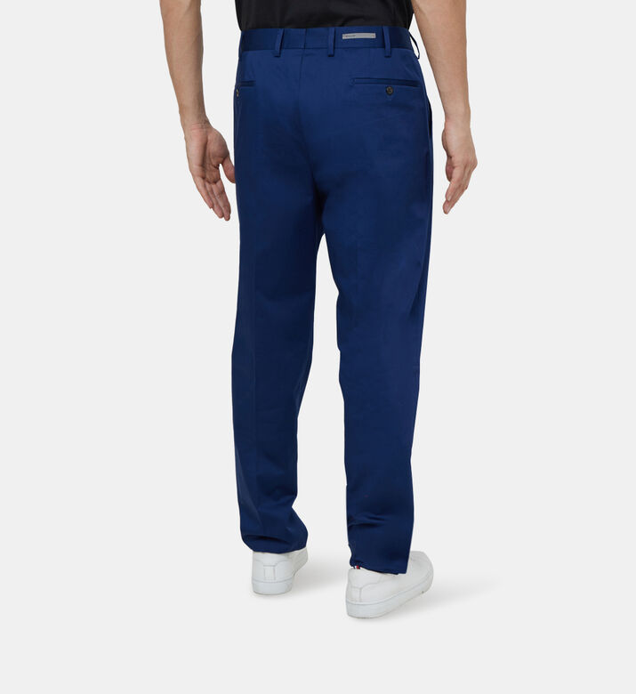 بنطال بدلة قطني بقصة ضيقة