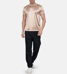 معطف طويل مبطّن بحواف فرو