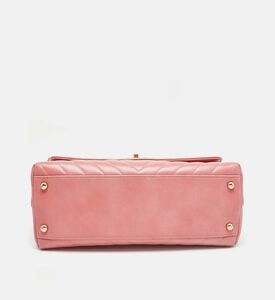 Chanel Chanel Chevron Leather Small Coco Top Handle Bag Preowned, Packshot View Chanel Chanel Chevron Leather Small Coco Top Handle Bag Preowned, Packshot View