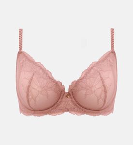 Wacoal Floral-embroidery Sweetheart Bra, Nude, 95, D, Packshot View