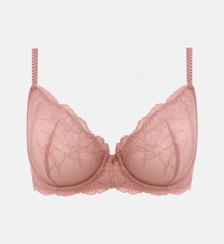 Wacoal Floral-embroidery Sweetheart Bra, Nude, 95, D, Packshot View