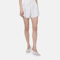 Linen Flowers Richelieu Shorts