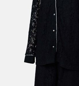 داليا بيجامة حرير مطرزة