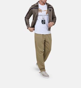 Drawstring Waist Straight-leg Pants Drawstring Waist Straight-leg Pants