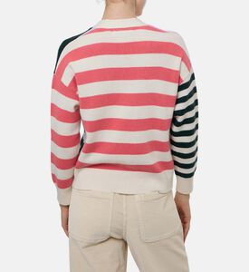 Maison Labiche Glizieres Multi-stripe Cardigan, Model View