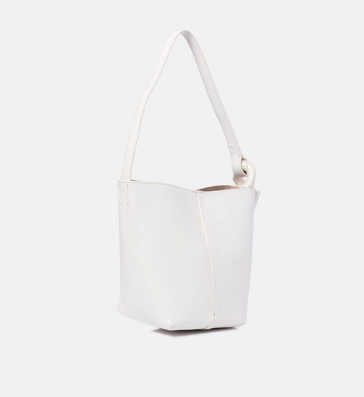 حقيبة جلد بمقبض علوي