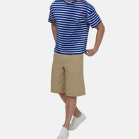 Cotton Stripped Crewneck T-shirt