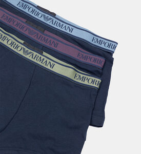 Neon Logo-waistband 3-piece Boxers Set