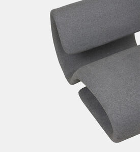 Dan Form Dubna Boucle Fabric Lounge Chair, Packshot View