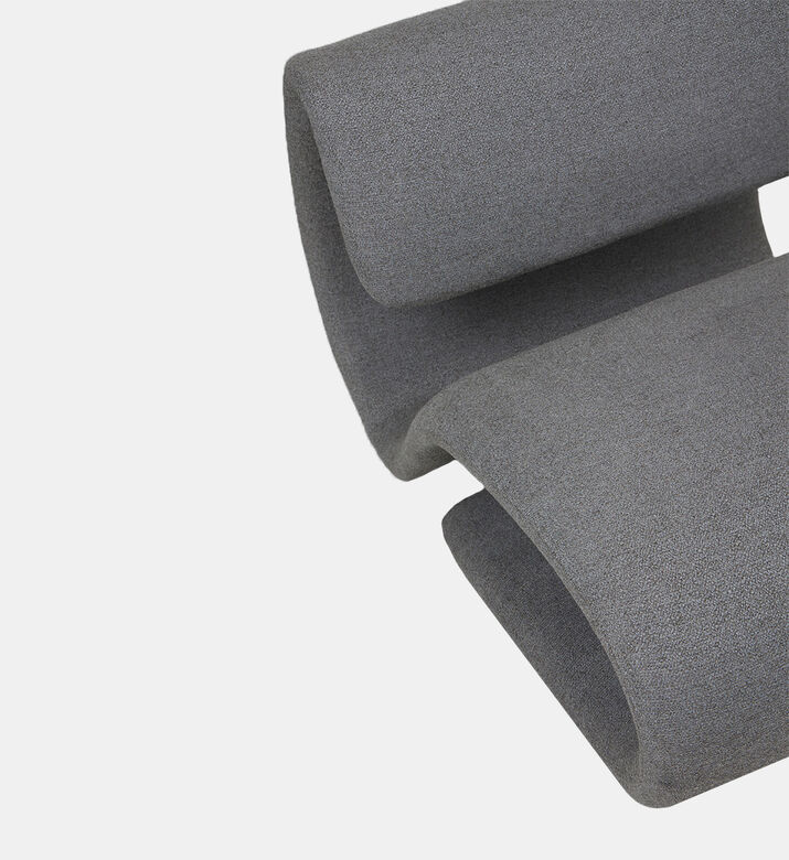 Dan Form Dubna Boucle Fabric Lounge Chair, Packshot View
