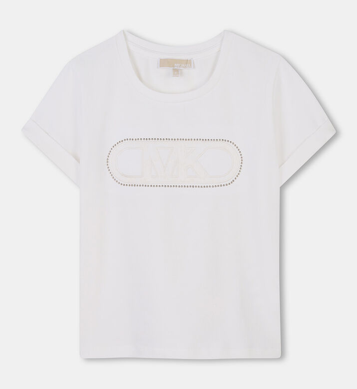 Cotton Embroidered Logo T-shirt