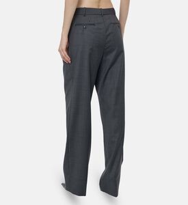 Ronny Kobo Button Closure Regular-fit Pants, Model View