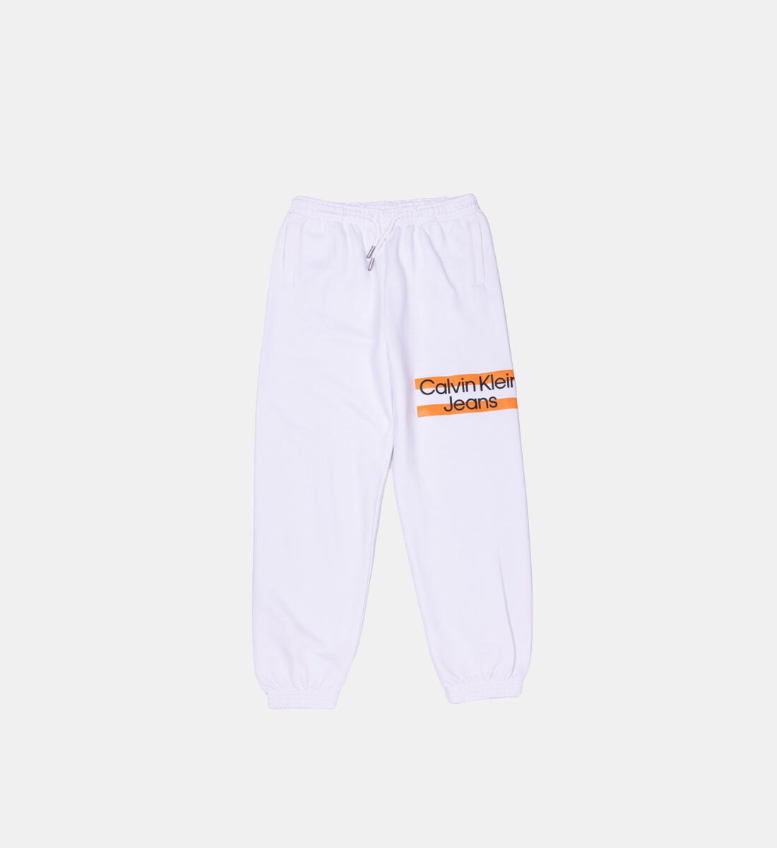 Calvin Klein Cotton Block Logo Printed Sweatpants Pants