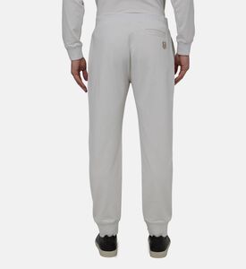 بنطال رياضي قطني بساق مستقيمة