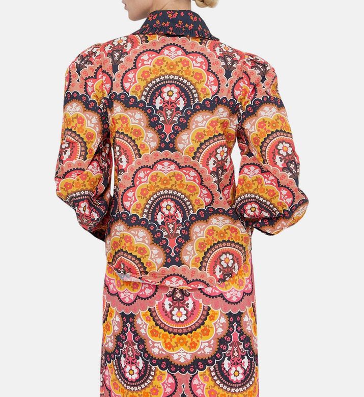 Fall Winter Mix Cotton Printed Shirt