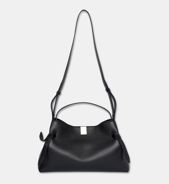 Yuzefi Gyoza Shoulder Strap Bag, Black, Packshot View