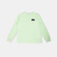 Boy Logo-badge Waffle T-shirt