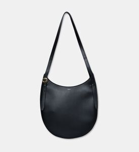 Coperni Cow Leather Logo-detail Crescent Shoulder Bag, Packshot View