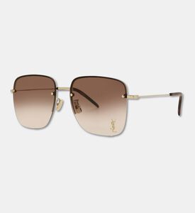 Yves Saint Laurent Sunglass Square, Brown, Packshot View