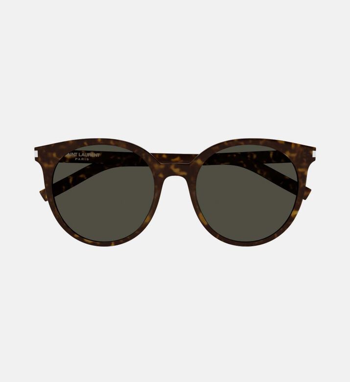 Acetate Round Tortoiseshell Frame Sunglasses 56