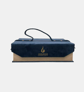 علبة هدايا مستطيلة بقماش الجوت