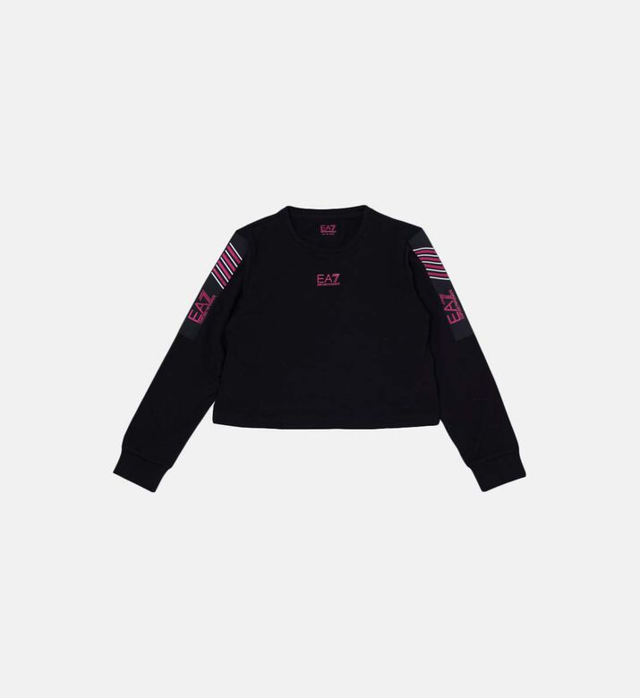Girl Long-sleeve Logo-print Shirt