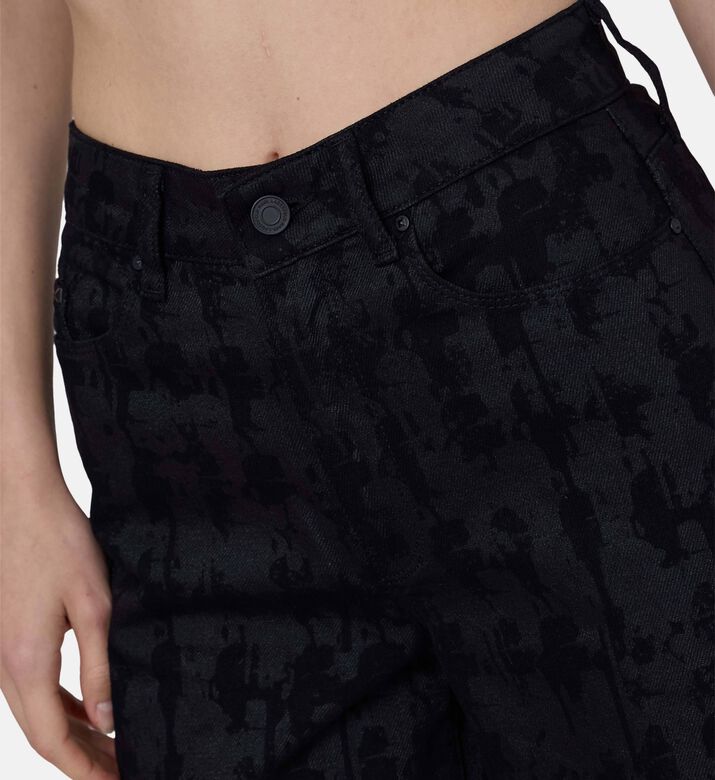 All-over Logo-print Wide-leg Pants