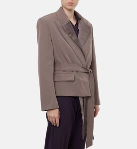 Federica Tosi Flap Pockets Long-sleeve Jacket, Model View