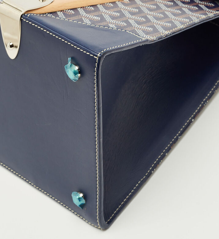 Goyard Preowned Goyardine Coated Canvas Mm Top Handle Bag, Packshot View