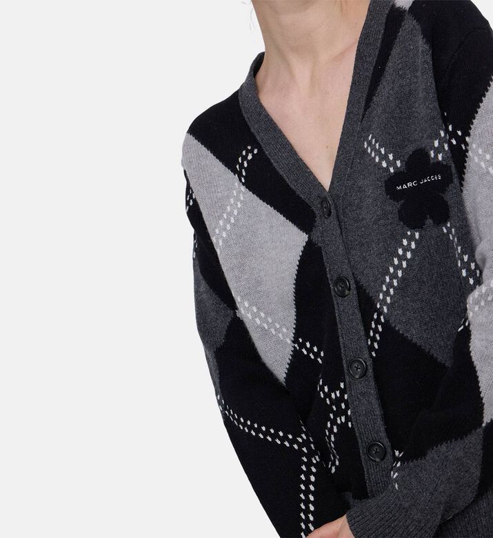 Marc Jacobs Card Preppy Daisy Arg, Black, L, Model View