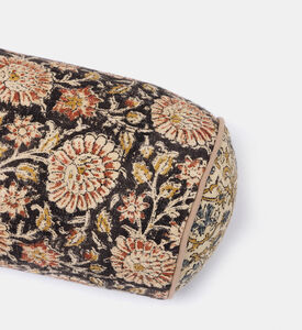 Home Deco and More Lakshmi Tube Cotton Filled And Vaccumed Cushion, Black, Packshot View