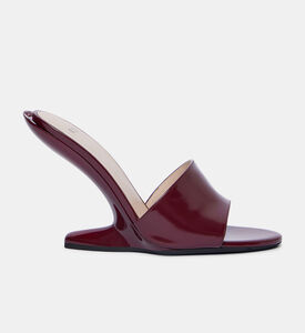 Sabot Open Toe Leather Mules