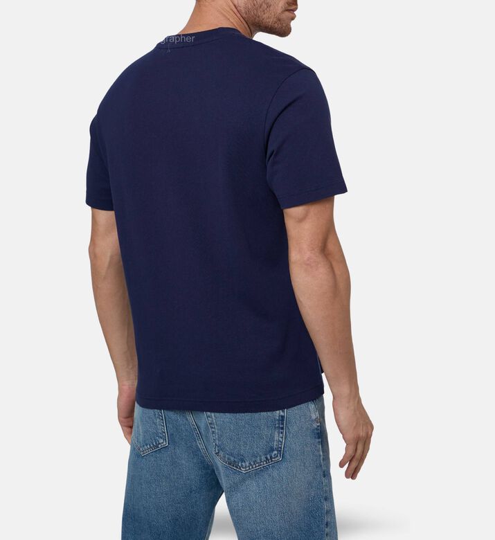 Axel Arigato Cotton Bird-embroidery T-shirt, Model View