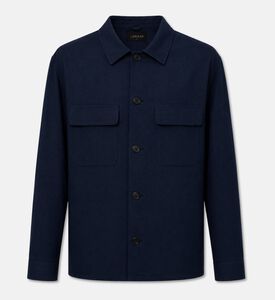 Slowear Wool-silk-linen Button-front Overshirt, Packshot View