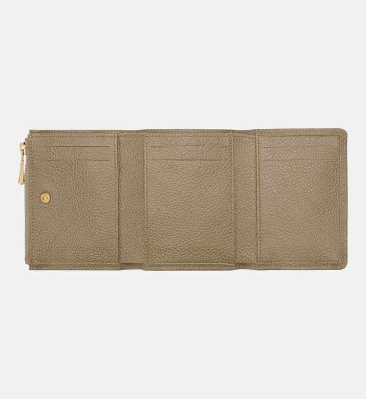 Longchamp Le Foulonn&eacute; Compact Zip Wallet, Brown, Packshot View
