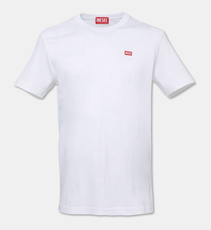 Diesel Box Logo-detail T-shirt, White, L, Packshot View