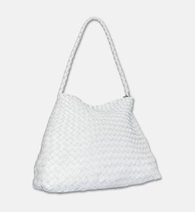 Dragon Diffusion Santa Maria Handbag, White, Packshot View
