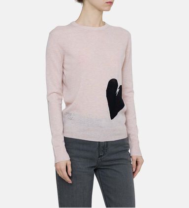 Pravis Heart Motif Sweater
