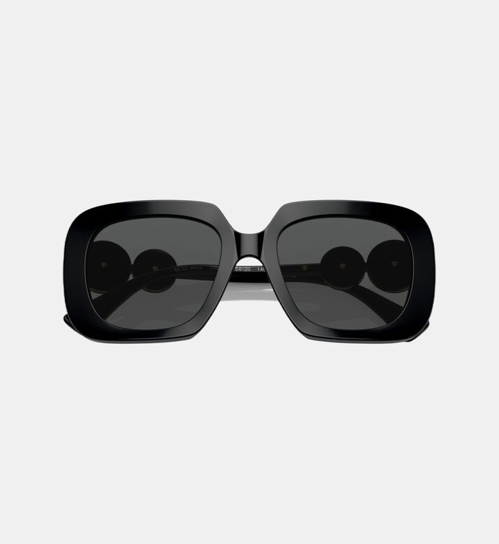 نظارة شمسية بعدسات هندسية داكنة 54