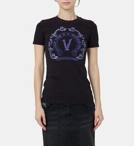 تيشيرت بطبعة غرافيك كبيرة الحجم