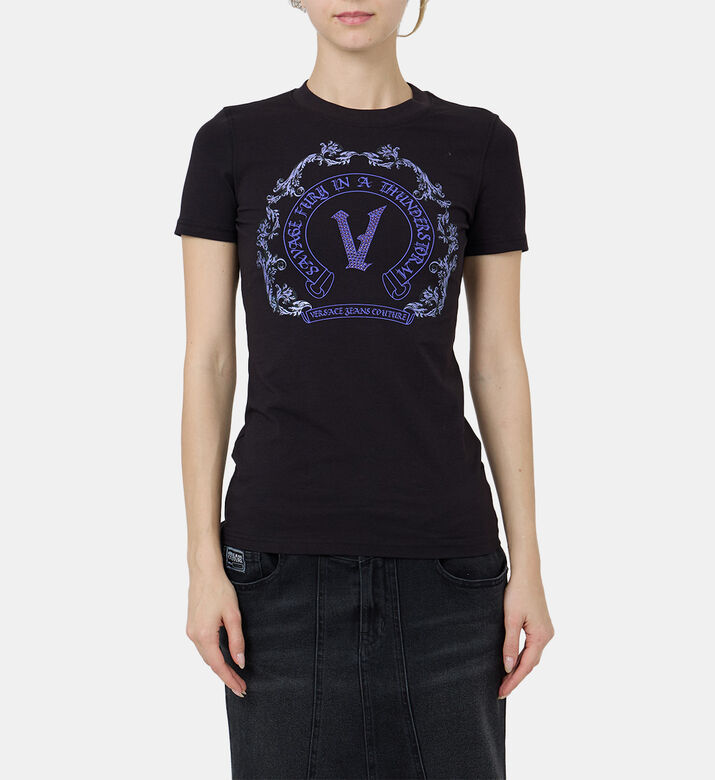 تيشيرت بطبعة غرافيك كبيرة الحجم